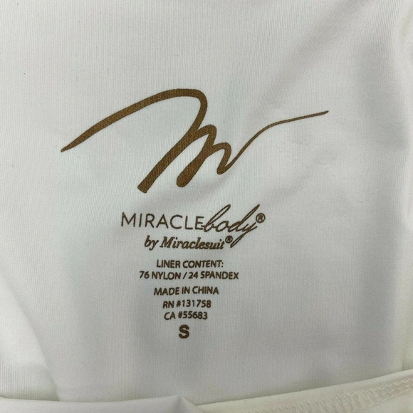 MiracleBody By MiracleSuit Sheer Long Sleeve Top and Control Top Tank Top Size S - Picture 3 of 6